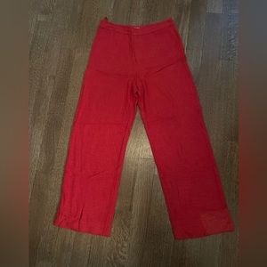 Valentino vintage red tweed pants